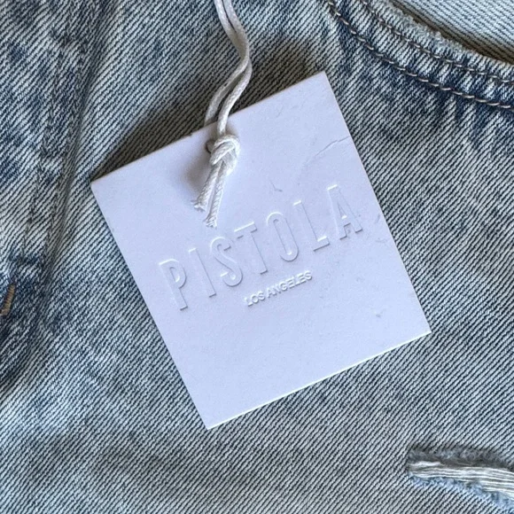 NWT PISTOLA Nova Denim Shorts - Picture 4 of 12